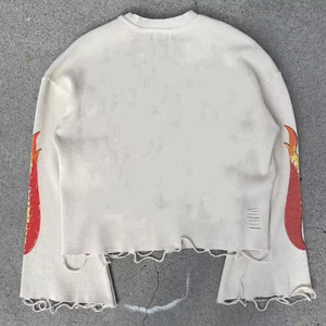 Camiseta Corta de Hombre Estilo Streetwear con Diseño Personalizado, 100% Algodón Tejido, Hip Hop, Holgada, Desgastada, Cuello Redondo, de Secado Rápido - Product Image 3