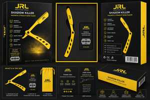 มีดโกนหนวดตรง JRL Gold คุณภาพสูง พร้อมบริการสกรีนโลโก้ บรรจุภัณฑ์สีตามสั่ง - Product Image 3