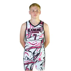 Maillot de basket personnalisé et abordable 100 % polyester respirant, uniforme d'entraînement grande taille, antibactérien - Product Image 4