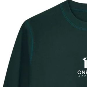 เสื้อสเวตเชิ้ตคอกลมสีเขียวป่าสำหรับผู้ชาย ผ้าฝ้ายพรีเมียม แขนยาว สวมใส่สบาย เหมาะสำหรับทุกวัน - Product Image 5