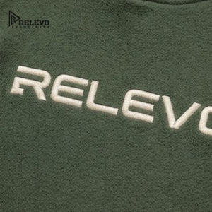 Custom <b>Men</b> 100% Cotton Washed Color Block Heavyweight Fleece Pullover Hoodie 3D Raised Logo Bright Blue <b>Any</b> Colour/Design - Product Image 3