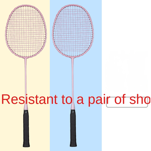 Raquette de badminton offensive de haute qualité, nouveau style, en graphite et fibre de carbone, avec poignée en aluminium PU rigide pour l'entraînement professionnel - Product Image 3