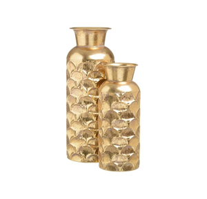 Handcrafted Decorative Iron Flower Vase with Premium Finish and Modern Interior Elegance - Product Image 3