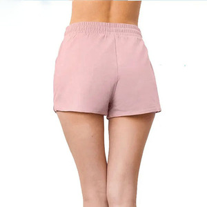 Shorts d'entraînement imprimés taille mi-haute pour femme, respirants, séchage rapide, 100 % coton, taille élastique, pour la course – Meilleures ventes - Product Image 3