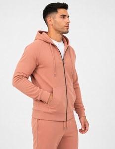 Mens <b>zip</b> <b>hooded</b> outerwear offering durable comfort soft texture and easy movement for everyday casual streetwear styling - Product Image 4