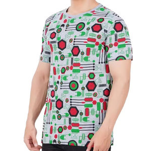 Camiseta Sublimada de Última Moda para Hombre, Estilo Veraniego, Color de Moda - Product Image 4