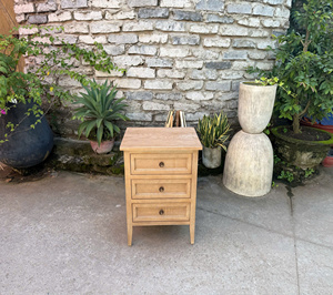 Armoire vintage de luxe en bois massif rustique avec portes vitrées, design à panneaux surélevés, deux portes, 4 étagères, garantie 1 an, salon - Product Image 6