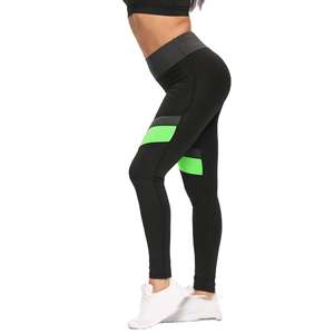 Leggings sans couture taille haute pour femmes |   Pantalon de sport long en Spandex/Nylon imprimé extensible dans les quatre sens - Product Image 5