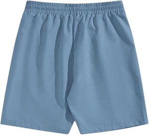 New Men’s Light Blue Swim Shorts Quick Dry Beach Trunks with Drawstring, Summer Surf and Pool Swimwear Plus Size - Product Image 2
