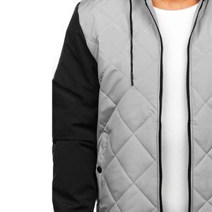 Chaqueta de Plumón con Capucha para Hombre, Diseño Nuevo y de Alta Calidad, Chaqueta Acolchada con Cierre de Cremallera para Otoño - Product Image 3