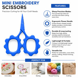 Factory Wholesale Mini Sewing Scissors Precision Craft <b>Thread</b> <b>Cutter</b> Custom Logo - Product Image 5