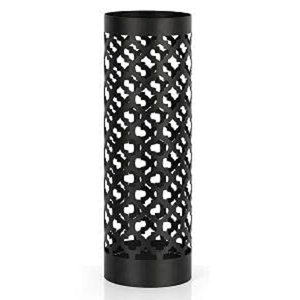 Porte-parapluies géométrique en métal, en fer thermolaqué, organisateur d'entrée, support de rangement autoportant pour parapluies longs et pliables - Product Image 6