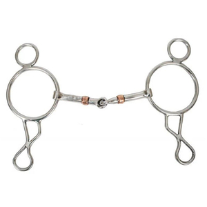 OEM ODM Stainless Steel Wonder Gag Bit 5" Copper Roller Snaffle Mouth Horse Bit for <b>Equestrian</b> Control Comfort - Product Image 5
