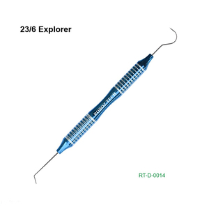 Explorer dentaire ergonomique à double extrémité 23/6 en acier inoxydable par Roboz Tech Pakistan - Product Image 1