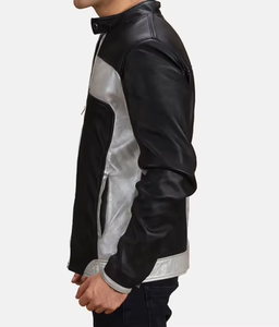 Chaqueta de Motocicleta de Cuero Vacuno Vintage de Manga Larga, Transpirable, Anti-UV, de Alta Calidad, con Cierre de Cremallera, Estilo Deportivo - Product Image 5