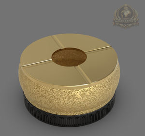 Cendrier de table rond en aluminium sans fumée, design de luxe, style américain, pour la maison, l'hôtel et les restaurants, exportation indienne - Product Image 4