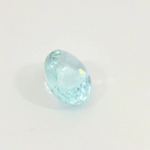 Aguamarina natural de corte ovalado, piedra preciosa suelta de origen brasileño, piedra azul genuina para la fabricación de joyería fina y colección. - Product Image 6