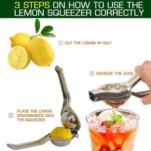 Best Selling SKI Model 1350 Premium Stainless Steel Heavy Duty Lemon & Lime Citrus <b>Squeezer</b> Solid Metal Fruit & Vegetable Tool - Product Image 3