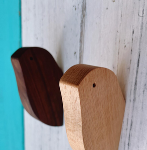 Single Hook Wooden Coat Hangers Wood Jacket <b>Clothes</b> Hanger Natural <b>Wall</b> Mounted Coat Hanging Hanger Hot Sale - Product Image 1