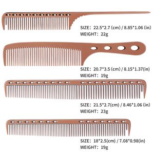 2 Pcs Metal Hair <b>Comb</b> Professional Stainless Steel Top Quality Fine Tooth <b>Comb</b> Unbreakable Teeth Design Anti Static <b>comb</b> <b>Heat</b> - Product Image 4
