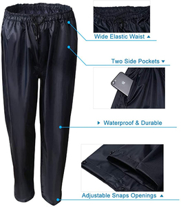 Traje Impermeable Profesional para Lluvia, Ropa de Trabajo Resistente al Viento para Exteriores, Fabricante OEM, Traje de Lluvia de PVC, Conjunto de Chaqueta y Pantalones Impermeables - Product Image 2