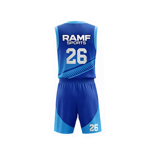 Maillots et Bas de Basketball Personnalisés Réversibles Respirants Grandes Tailles Uniformes d'Entraînement Vente en Gros - Product Image 3