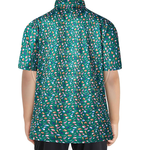 Chemises de golf pour jeunes athlètes, tissu extensible, construction légère, pour activités de fitness, vêtements de plein air et décontractés - Product Image 3