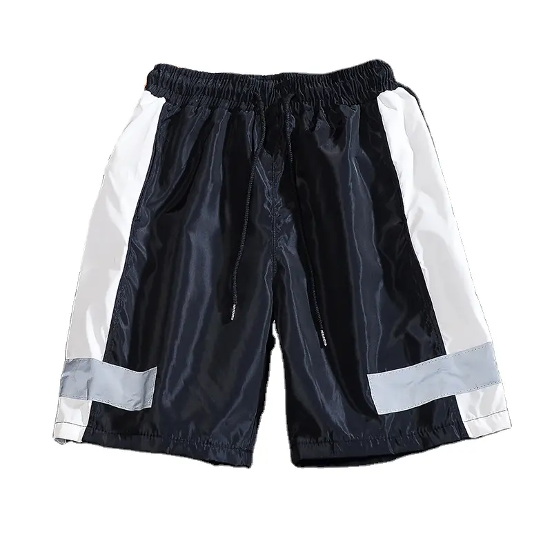 Wholesale New Design Training Jogging Best Quality Fast Shipping Men 3m Reflective Tape Casual Shorts