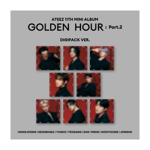 ATEEZ-11º EP [GOLDEN HOUR Parte 2] Música coreana para niños - Product Image 1