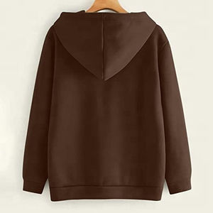 Sweat-shirts à capuche en molleton français 380 g/m² 100 % coton à épaules tombantes, best-seller, vente en gros, haute qualité, pour femmes - Product Image 2