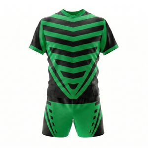 Uniforme de Rugby Moderno, 100% Poliéster, Transpirable, Ecológico, Antibacterial, de Secado Rápido, Anti-UV, Conjunto de Uniforme de Rugby de Alta Calidad - Product Image 3