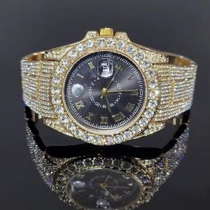 Luxury Fashion Moissanite Diamond Iced Out <b>Watch</b> for <b>Men</b> with Premium Shine Finish - Product Image 2