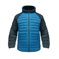 Veste d'hiver chaude de qualité supérieure avec logo personnalisé, bomber, grande taille, veste matelassée pour homme, couleur unie, veste et manteau pour homme