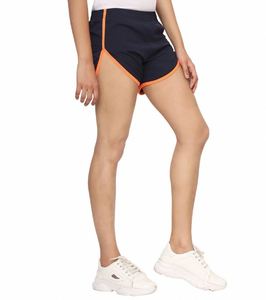 Shorts Deportivos para Mujer, Ligeros, Largos hasta el Muslo, de Secado Rápido, Cintura Elástica, Lavados, Casuales, para Deportes, Exportador de India, Venta al Por Mayor - Product Image 4