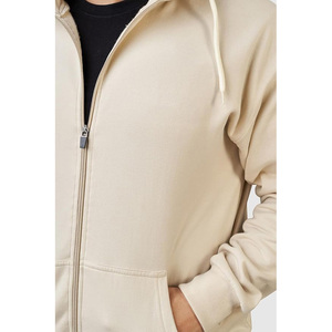 Vente en gros ODM/OEM de sweats à capuche pour hommes, taille puls, fermeture éclair intégrale, impression personnalisée du logo, pour homme - Product Image 4