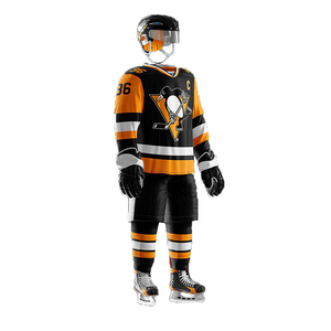 Nouvelle tenue de hockey sur glace personnalisée 100% polyester respirante pour adultes, usage d'équipe, vêtements de sport de haute qualité, couleur unie, sur mesure - Product Image 1