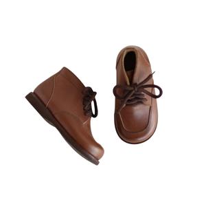 Chaussures décontractées unisexes en cuir véritable pour bébés, bout rond, cuir de qualité supérieure, vente en gros de chaussures pour enfants - Product Image 4