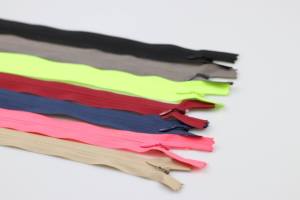 Direct Factory Sale Wholesale 3# Nylon Invisible Hidden <b>Zipper</b> Colorful Fabric Apparel <b>Zippers</b> Stock for Dress Garments - Product Image 2