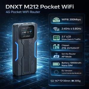 Router WiFi Portátil Dnxt 4G LTE 2.4GHz y 5.8GHz WiFi6 300Mbps QoS WPS de Bolsillo para Viajes - Product Image 2