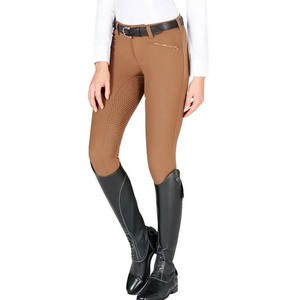 Pantalons d'équitation pour femmes avec grip en silicone, leggings d'équitation extensibles, taille haute, respirants, coupe performante - Product Image 1