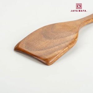 JAYA MATA JM507 Spatule de cuisine en bois de 375 mm, compatible avec les poêles antiadhésives, lavable au lave-vaisselle, pour les marchés de rue, les stands alimentaires et les restaurants - Product Image 5