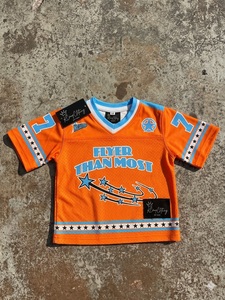Maillot de football américain personnalisé pour homme en tissu mesh 100% polyester, respirant, à manches courtes, imprimé par sublimation, design estival, t-shirts - Product Image 1