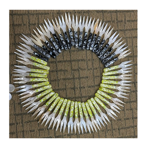 Cuillère élégante en nacre pour service d'œufs, cuillère en coquille naturelle irisée 12 cm, cuillère en nacre polie, prix usine, vente en gros - Product Image 1