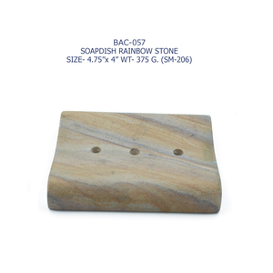 Support à Savon Rectangulaire de Luxe en Marbre Indien, Facile à Nettoyer, Écologique, Organisateur de Salle de Bain Moderne pour Maison et Hôtel, Prix de Gros - Product Image 4
