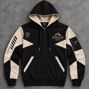 Unisex Full Zip Tracksuit Jacket Hooded <b>Sweatshirt</b> Graphic Printed Streetwear Outerwear 2 in 1 Design Lightweight <b>Gym</b> - Product Image 1