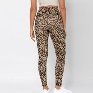 Leggings de yoga para mujer, diseño moderno, casuales, sin costuras, cintura elástica, material transpirable, color sólido. - Product Image 2