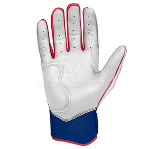 Breathable Airflow <b>Baseball</b> Batting <b>Gloves</b> With Flexible Build Adjustable Wrist Strap And Durable Palm Grip For Team Practice - Product Image 4
