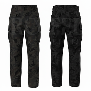 100% Cotton Sublimation Camouflage <b>Cargo</b> Pants OEM ODM Multi Pocket Outdoor Workwear Trousers Casual Utility Pants for <b>Men</b> - Product Image 2
