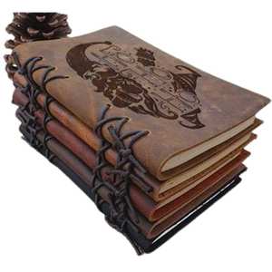 สมุดบันทึกหนังแท้พรีเมียมขนาด A5 200 หน้า ลายพิมพ์สัตว์ ดีไซน์กะทัดรัด ทนทาน เหมาะสำหรับใช้ส่วนตัวและมืออาชีพ - Product Image 2