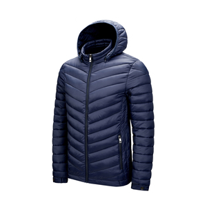 Veste bomber personnalisée avec logo, vente en gros d'usine, vêtements pour hommes grandes tailles, veste chaude en duvet, nouveau design, manteaux d'hiver pour hommes - Product Image 3